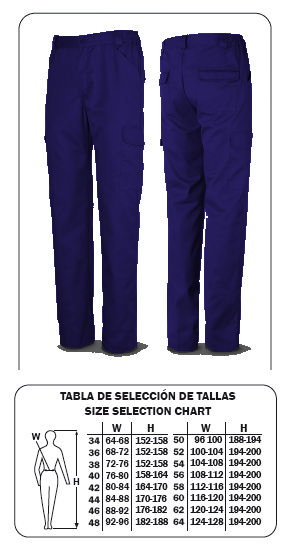 Pantalón Tergal Azul Marino Pantalón Tergal Azul Marino