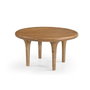 DKD Home Decor Mesa de Centro de Mango Marrón 80x80x44 cm