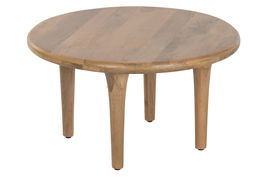 DKD Home Decor Mesa Centro Romantico Marron Mango 80 x 80 x 44 cm