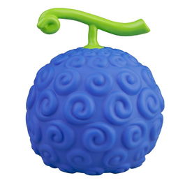 ERIK Lampara Fruta Gum Gum One Piece 16,5x14cm PVC 2 Modos Luz (Azul/Blanca) Pilas/USB