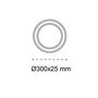 Cristalrecord MERY - Plafón LED Circular Ultra Slim 24W, 3 CCT DIMABLE (3000K/4000K/6500K), 2420 Lm, Blanco, Ø30 x 2.5 cm