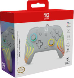 Turtle Beach Afterglow Wave Mando de juegos con cable RGB Gris (Switch/OLED)
