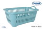 Inde Cesta de ropa con asas Cover Line azul 45L