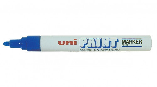 Uni-Ball Marcador Permanente Paint Marker PX-20 L Azul Uni-Ball Marcador Permanente Paint Marker PX-20 L Azul