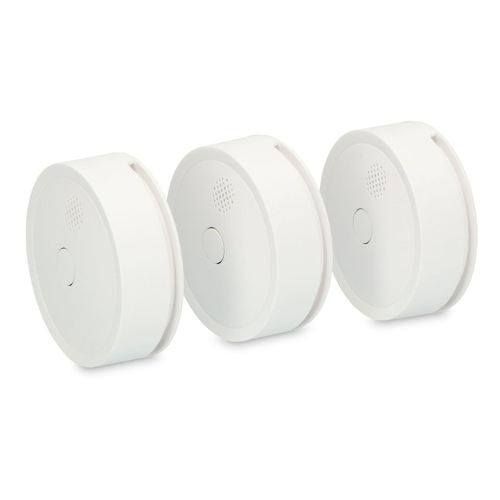 Alecto Pack de 3 Detectores de Humo Inalámbricos Conectables SA61 Alecto Pack de 3 Detectores de Humo Inalámbricos Conectables SA61