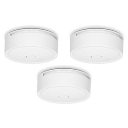 Alecto Pack de 3 Detectores de Humo Inalámbricos Conectables SA61