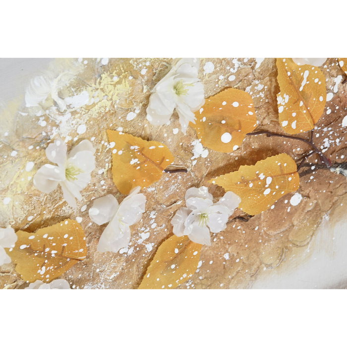 DKD Home Decor Cuadro Lienzo MDF Árbol Dorado Surtido de 2