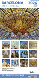 TRIANGLE POSTALS Calendario de Pared 2026 Modernisme 16x16 cm