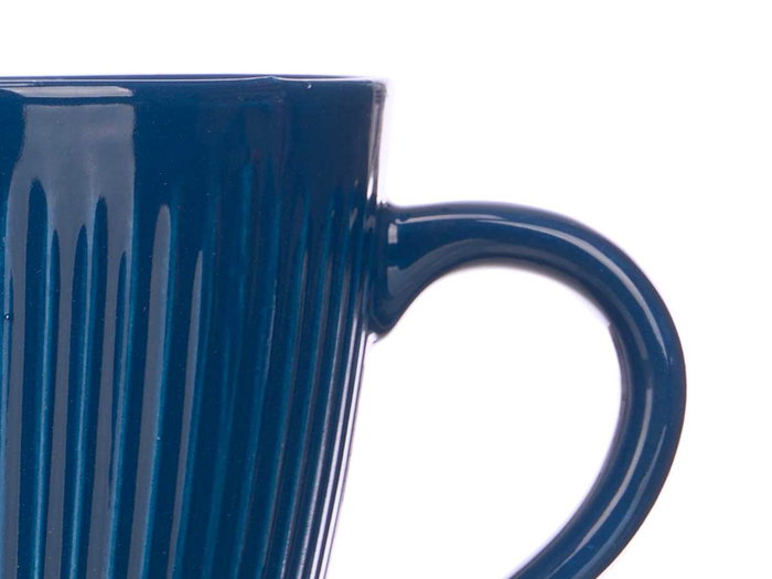 Vessia Taza Ceramica Rayas 9 cm Colores Oscuro Surtidos (Set de 240)