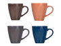 Vessia Taza Ceramica Rayas 9 cm Colores Oscuro Surtidos (Set de 240)