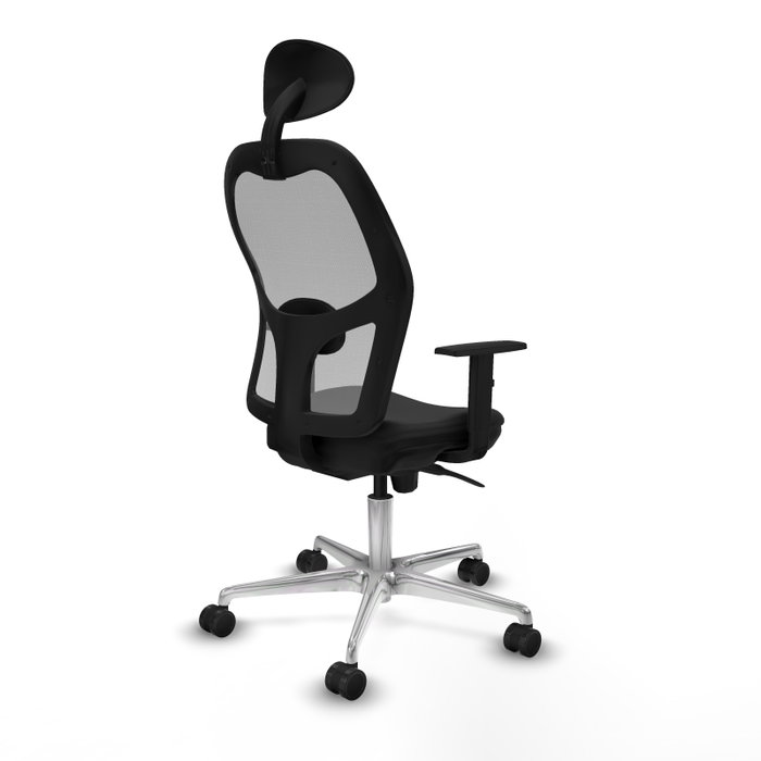 PIQUERAS Y CRESPO Silla de oficina Jorquera, mecanismo Sincro, Negro/Gris