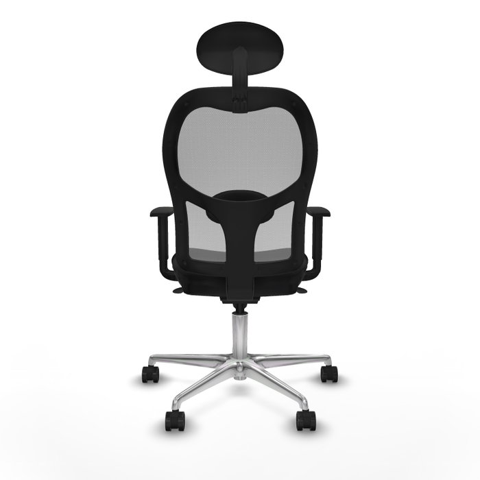 PIQUERAS Y CRESPO Silla de oficina Jorquera, mecanismo Sincro, Negro/Gris