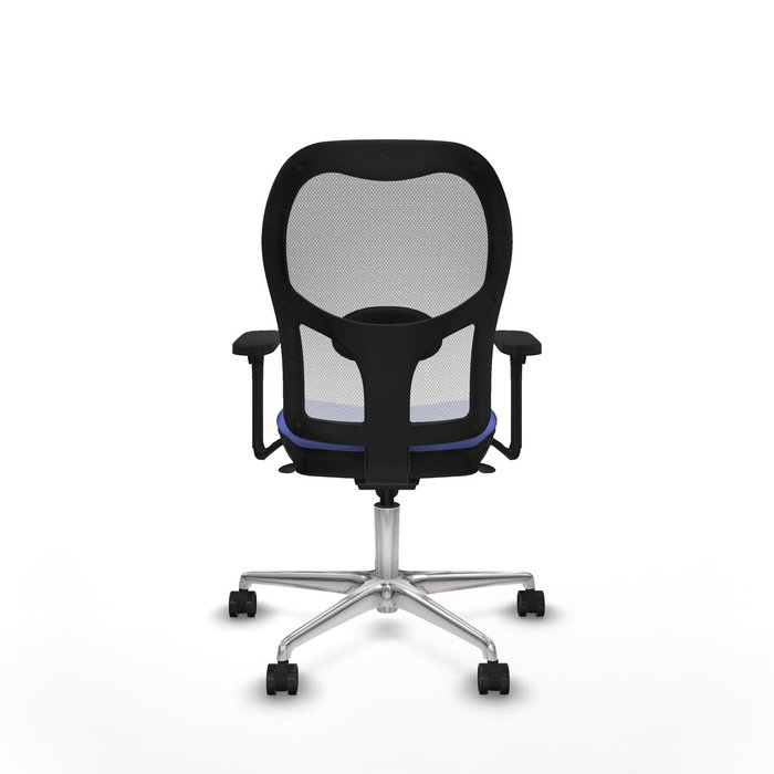 PIQUERAS Y CRESPO Silla de oficina Jorquera, mecanismo sincro, azul claro y blanco PIQUERAS Y CRESPO Silla de oficina Jorquera, mecanismo sincro, azul claro y blanco