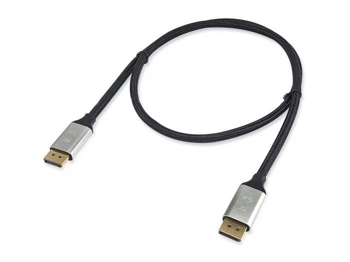 Equip Cable DisplayPort 1.4 Macho a Macho 3m 8K/60Hz, 4K/144Hz, Compatible HDCP 2.2, Aluminio Negro, Referencia 119263 Equip Cable DisplayPort 1.4 Macho a Macho 3m 8K/60Hz, 4K/144Hz, Compatible HDCP 2.2, Aluminio Negro, Referencia 119263
