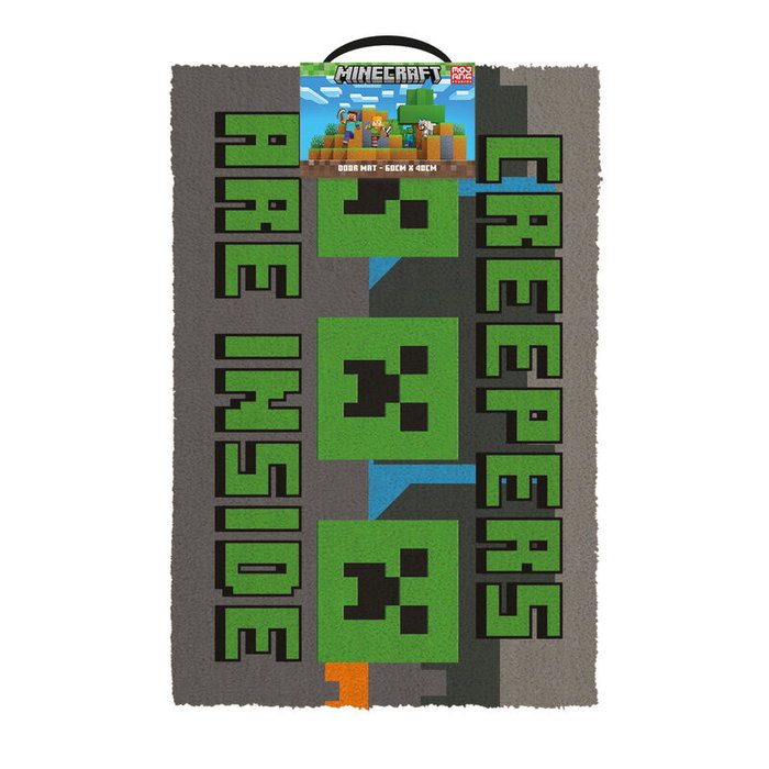 PYRAMID Felpudo Creepers Minecraft, 40x60 cm PYRAMID Felpudo Creepers Minecraft, 40x60 cm