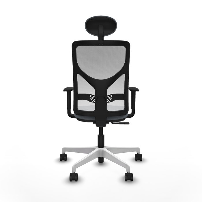 PIQUERAS Y CRESPO Silla de oficina Motilla con mecanismo Sincro, Gris y Blanco PIQUERAS Y CRESPO Silla de oficina Motilla con mecanismo Sincro, Gris y Blanco