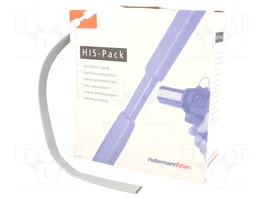 HELLERMANNTYTON Tubo termoretráctil 9,5mm 2:1 Gris 5m