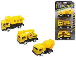 Rama Set de 3 Camiones de Construcción Juguete, 16x32x4 cm, Edad Recomendada 3+ Años