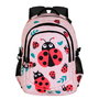 Oh My Pop Mochila Running Ladybug PLUS Rosa Gran Capacidad USB Resistente 32L
