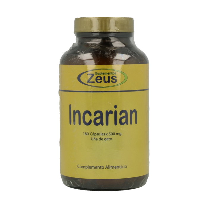 Zeus Incarian Uña de Gato 180 Cápsulas - Suplemento Natural para la Inmunidad y Antioxidante Zeus Incarian Uña de Gato 180 Cápsulas - Suplemento Natural para la Inmunidad y Antioxidante