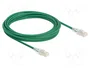 DeLOCK Cable de red Cat.6A U/FTP Slim 5 m Verde RJ45