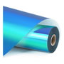 LOKLiK Europe Vinilo Holográfico de Adhesión Permanente - Wasserblau - 30,5 x 90 cm