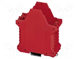 PHOENIX CONTACT Base de carcasa ME 45 roja para raíl DIN