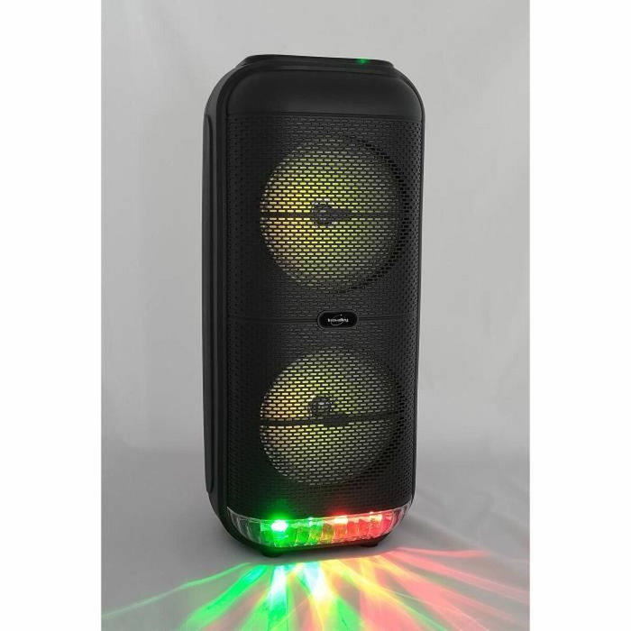 Inovalley Altavoz Karaoke iluminado KA22-BTH Negro