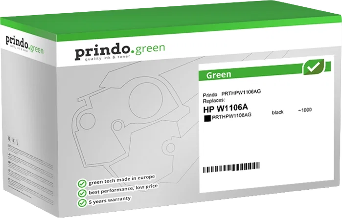 Prindo Tóner negro PRTHPW1106AG Green Prindo Tóner negro PRTHPW1106AG Green