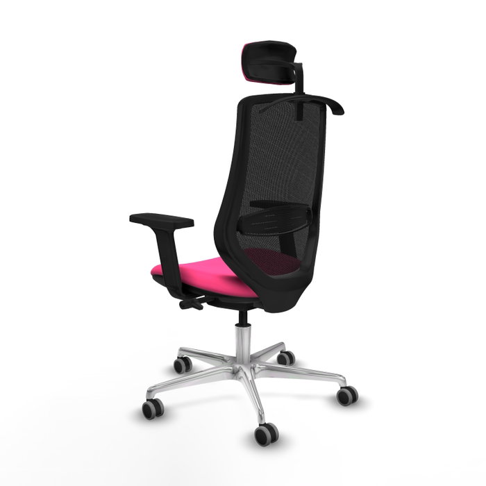 PIQUERAS Y CRESPO Silla de oficina Mardos con mecanismo Sincro/Traslack Rosa y Negro PIQUERAS Y CRESPO Silla de oficina Mardos con mecanismo Sincro/Traslack Rosa y Negro