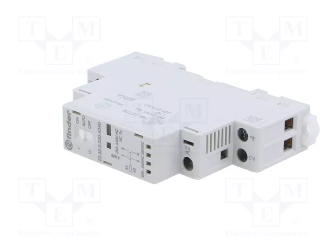 FINDER Contactor de instalación modular 2-polar 25A 230VAC/230VDC NA x2