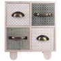Home Deco Factory Cajonera Con 4 Cajones Little Market 19.8x11xh.23 cm