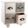 Home Deco Factory Cajonera Con 4 Cajones Little Market 19.8x11xh.23 cm