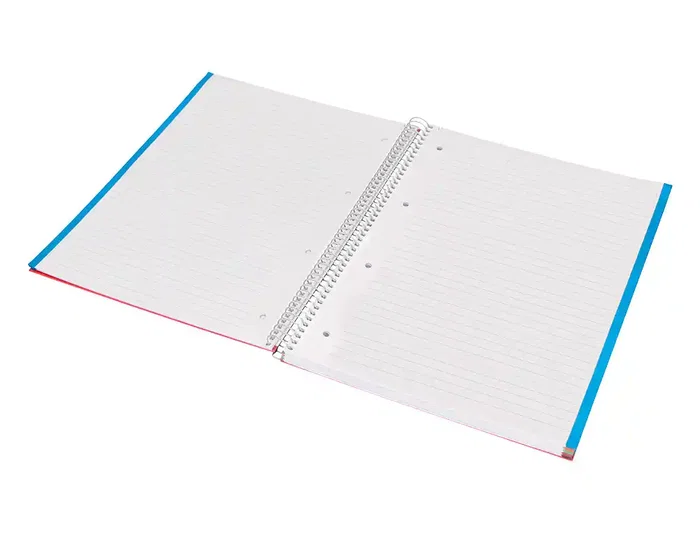 Liderpapel Cuaderno espiral Micro Jolly A4, 140 hojas, 75gr, horizontal, 5 bandas, colores surtidos