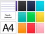 Liderpapel Cuaderno espiral Micro Jolly A4, 140 hojas, 75gr, horizontal, 5 bandas, colores surtidos