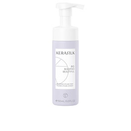 Kerasilk Espuma de Peinado Voluminizador con Seda Biomimética y Extracto de Loto Azul, 150 ml