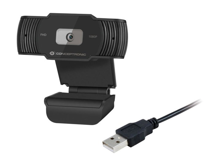 Conceptronic Webcam FHD AMDIS04 1080p USB