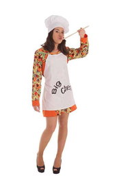 Disfraz para Adultos Big Chef Cocinera (4 Piezas)