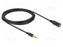 DeLOCK Cable de extensión de audio 3,5 mm 5 pines macho a hembra 3 m negro