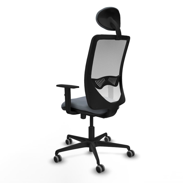 PIQUERAS Y CRESPO Silla de oficina Zulema Gris y Blanca