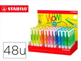 Stabilo Rotulador Fluorescente Swing Cool Expositor 48 Unidades Colores Surtidos
