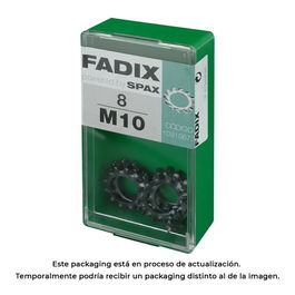 Fadix 10919673 Arandela Dentada M 10 Acero Caja 8 Unid. DIN 6797
