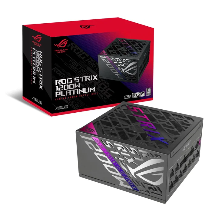 ASUS ROG STRIX-1200P-GAMING 1200W 80+ Platinum Negro ASUS ROG STRIX-1200P-GAMING 1200W 80+ Platinum Negro