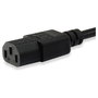 EQUIP Cable de alimentación IEC C13 a IEC C14, 3m, Negro