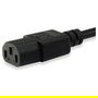 EQUIP 112101 Cable de Alimentación IEC C14 a IEC C13 Macho/Macho 3m Negro H05VV-F3G 250V 10A