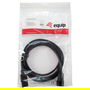 EQUIP 112101 Cable de Alimentación IEC C14 a IEC C13 Macho/Macho 3m Negro H05VV-F3G 250V 10A