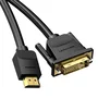 Vention Cable Adaptador ABFBH HDMI a DVI-D Bidireccional 1080p 2m Macho-Macho para PC, PS4, TV, Monitor
