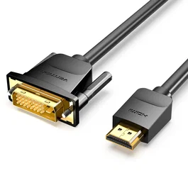Vention Cable Adaptador ABFBH HDMI a DVI-D Bidireccional 1080p 2m Macho-Macho para PC, PS4, TV, Monitor