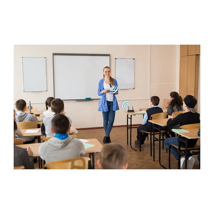 AVerMedia Micrófono Inalámbrico para Profesor AW315-S, RF Inalámbrico, Alcance 20m, 100-8000 Hz