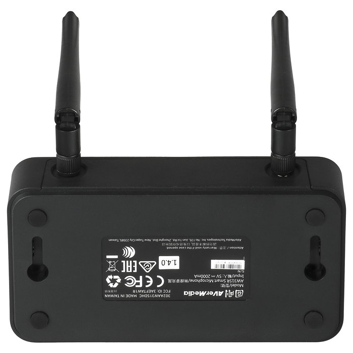 AVerMedia Micrófono Inalámbrico para Profesor AW315-S, RF Inalámbrico, Alcance 20m, 100-8000 Hz